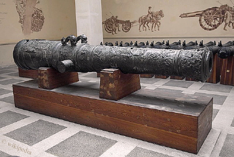 Beispiel fr eine Kartaune:  Eine 1669 gegossene sterreichische Kartaune, zu besichtigen im Heeresgeschichtliches Museum in Wien   -  Fr eine grere Bilddarstellung bitte auf das Bild  klicken.