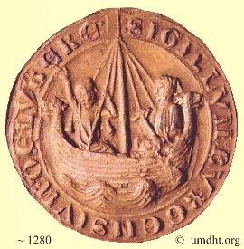 Luebecker Siegel um das Jahr 1280 Luebecker Siegel um das Jahr 1280