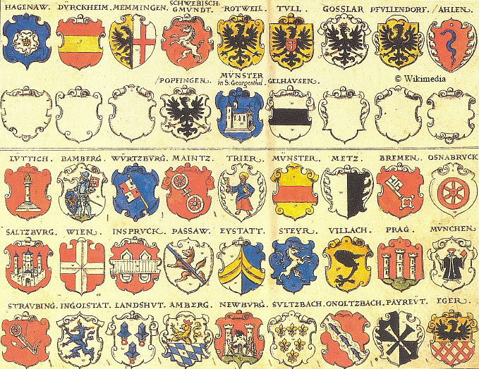 Wappen der  freien Reichsstädte von 1605, Blatt 2
