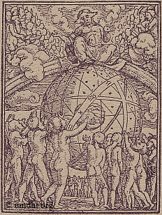 Das jüngste Gericht - Holzstich von Hans Holbein dem Juengeren aus dem Jahre 1538.   -  Mehr Informationen auf unserer Seite ,,Der Totentanz von Hans Holbein dem Jüngeren"  -  HIER KLICKEN.