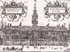 Hansehaus in Anvers,  Antwerpen,  kupferstich um 1630.  -  Mehr Informationen auf unserer Seite Kontore der Hanse  -  HIER KLICKEN 